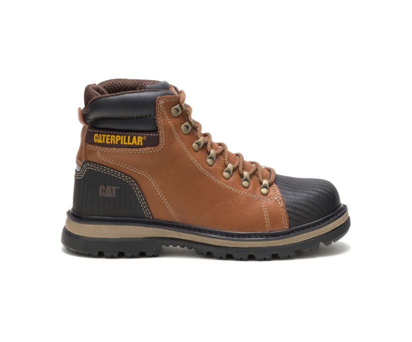 Caterpillar Foxfield Steel Toe - Sicherheitsstiefel Herren Braun - Schweiz AUFQ-13258